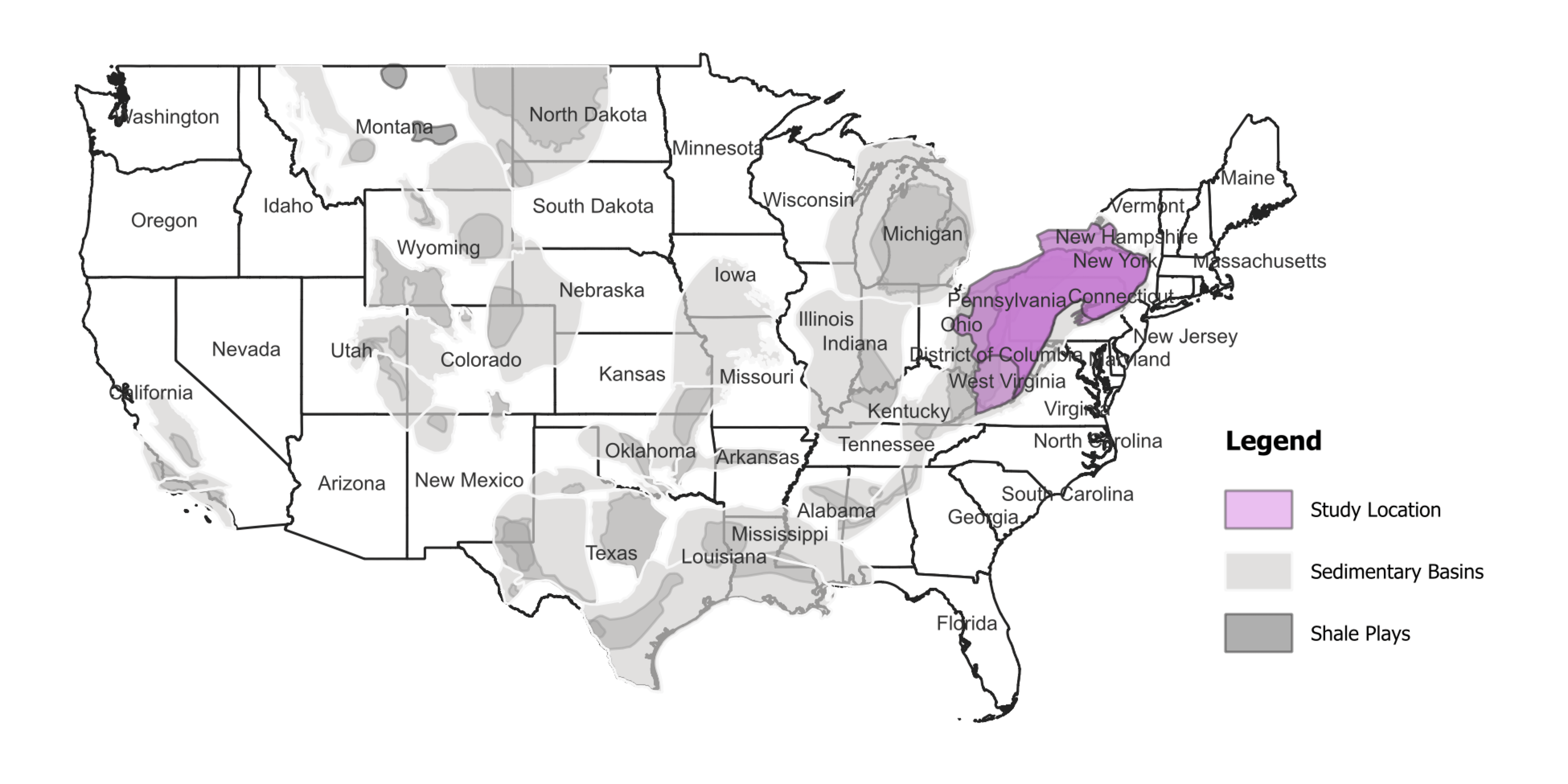 Gernand Study Locations